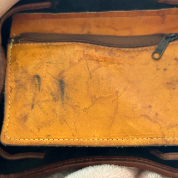 Timberland Vintage RARE Leather backpack - Picture 14 of 17